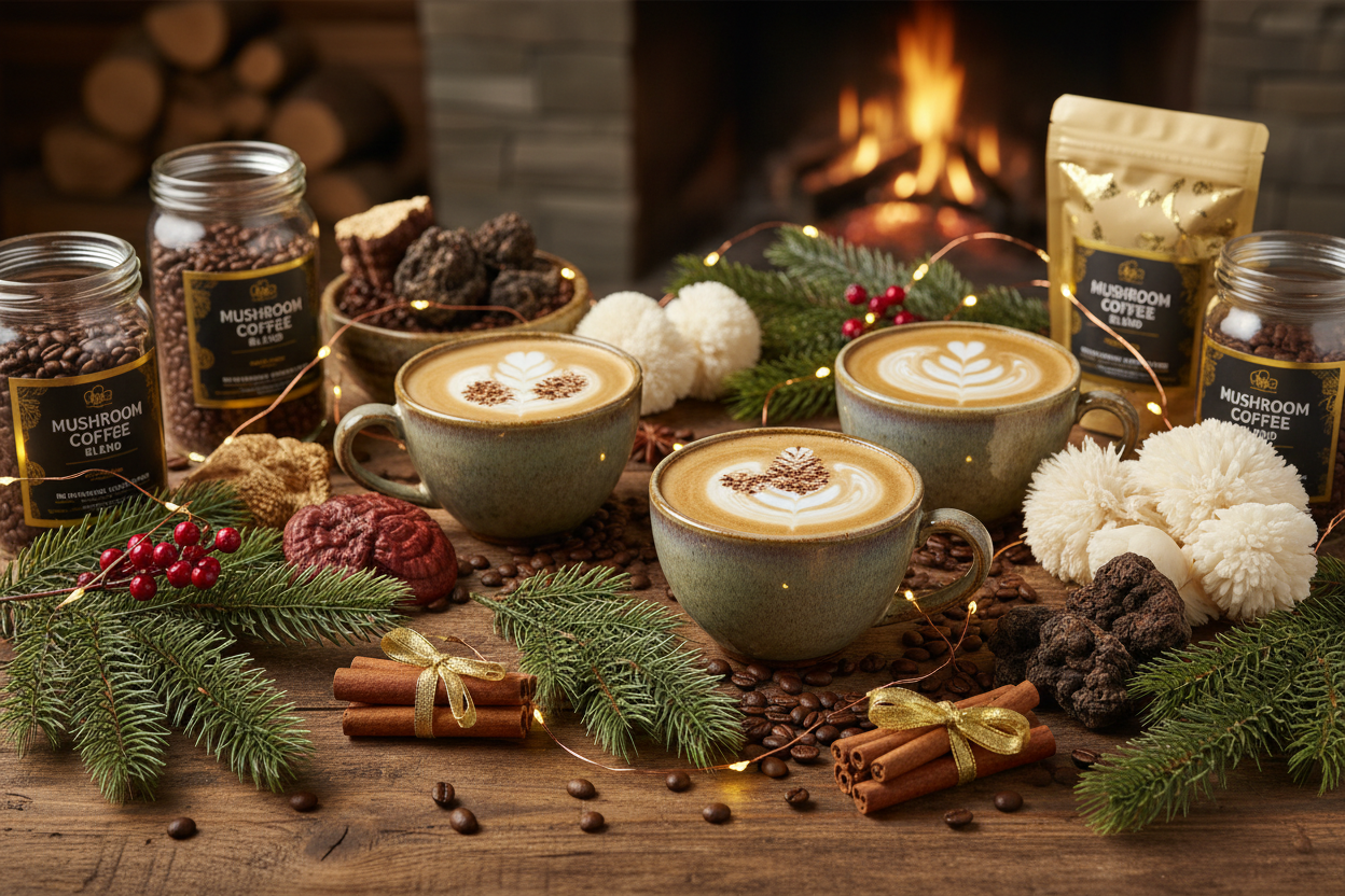mushroom coffee holidays